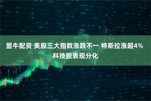 盟牛配资 美股三大指数涨跌不一 特斯拉涨超4% 科技股表现分化